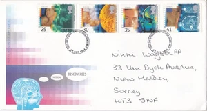 1994 GB FDC cover EUROPA , Medical Discoveries - Picture 1 of 2