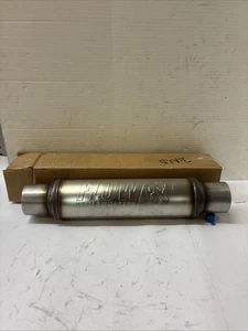 Flowmaster FX Stainless Steel 4" Round Body Muffler With 3in. Inlet / Outlet - Bild 1 von 2