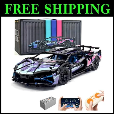 Technical Sports Racing Car Kit with Motors, 1314 PCS - Image 1 of 4