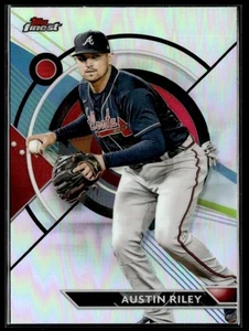 2023 Topps Finest Refractor Austin Riley Atlanta Braves #30 - Picture 1 of 2