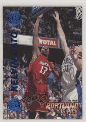 1997 Press Pass Double Threat Blue Kelvin Cato #15 Rookie RC - Image 1 of 2