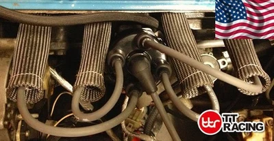 Vulcan Dual Tone Ultra Protector Sleeve Spark Plug Wire Boot 8cyl NEW — 第 1/2 张图片