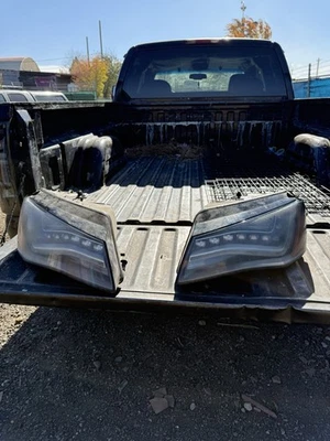 2011-2014 Audi A8 LED Xenon Headlight Pair 4H0941003 w/ Ballasts HELLA OEM - Image 1 of 4