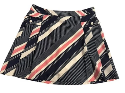 Pantalón corto de golf Greg Norman Active para mujer talla 10 bolsillos a rayas Foto 1 de 4