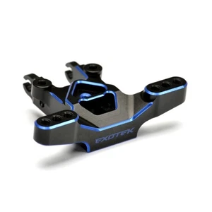 Exotek Racing HD Front Ballstud Mount 2 Color Anodizing Black Blue # 2245 - Picture 1 of 4
