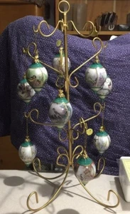 Lena Liu COA Nature's Poetry Bradford Exchange Ornament Sets - Picture 1 of 5