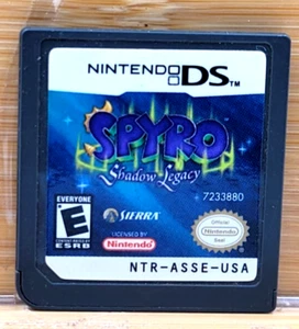 Spyro: Shadow Legacy Nintendo DS 2005 videogioco Dragon Realms RPG luce - Foto 1 di 2