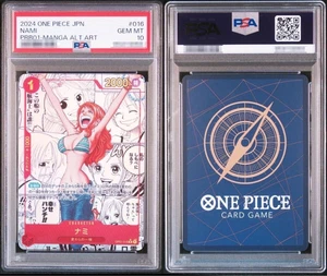 PSA 10 Nami OP01-016 ONE PIECE Card The Best Manga Alt Art Japanese PRB-01 - Picture 1 of 3