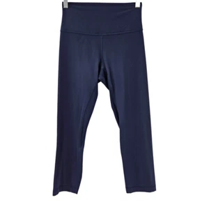 Leggings Lululemon Align tiro alto recortados 21" azul marino para mujer talla 6 ropa deportiva - Imagen 1 de 10
