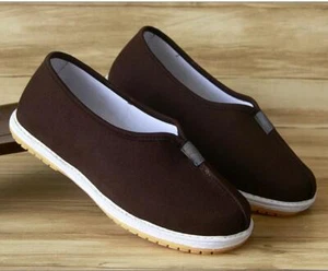 Neu Erwachsene Unisex buddhistischer Mönch Shaolin Kung Fu Tai Chi Kampfkunst Schuhe Freizeit - Bild 1 von 17