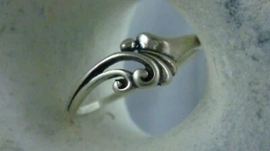 Ring zart florales Element 925er Sterling Silber - Picture 1 of 4