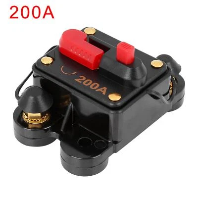 Portafusibles Inversor Disyuntor Protector en Línea 200A Impermeable para Coche Foto 1 de 4