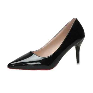 Tacones altos sexys de fondo rojo para mujer, zapatos clásicos para mujer - Imagen 1 de 27
