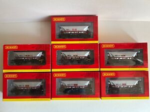 Set of 7 Hornby CDA China Clay Hoppers - EWS (6)  & DB (1) - All new.