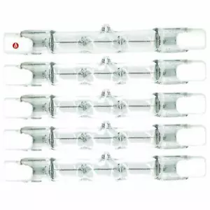5 Linear Halogen Bulb 120W 240V Tungsten R7S J78 78mm Long Tube C Class 5 Pack - Picture 1 of 4