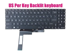 Teclado retroiluminado por tecla de EE. UU. para MSI Stealth 16Studio A13VG/A13VF/A13VE - Imagen 1 de 1