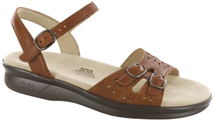 Sandalia SAS Duo castaño rojizo 6 zapatos estrechos para mujer ENVÍO GRATUITO nuevos en caja - Imagen 1 de 6