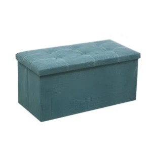 NNETM Durable Morandi Green Storage Stool - Picture 1 of 5
