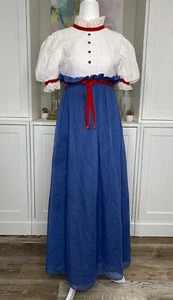 Maxi Vestido Vintage Lorrie Deb Años 60 Blancanieves Vibre Cuento de Hadas Pequeño - Imagen 1 de 13