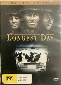 THE LONGEST DAY (1962 MOVIE - DVD SEALED + FREE POST) - Picture 1 of 1