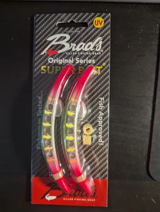 Brad's Super Bait 2 Pack -  "Mountain Rose" Fishing Lures - NEW! - Picture 1 of 2