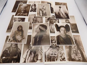 AZUSA Native American Indian Old West Postcards 45 Total In Lot 1990's sepia - Picture 1 of 3