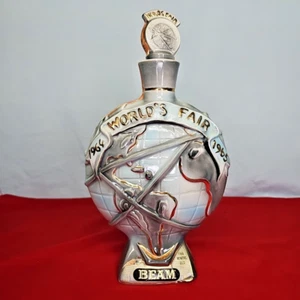 Jim Beam Kentucky Bourbon Whiskey Dekanter Vintage Flasche 1964-65 NY Weltausstellung - Bild 1 von 11