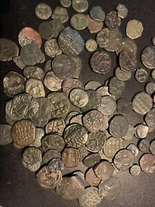 ONE Authentic Ancient Byzantine Coin 450 - 1300 small and big coins random pick