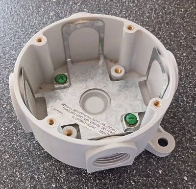 Hubbell Killark NV2XG 3/4" Non-Metallic Ceiling Box. New. Free Shipping - Image 1 of 4