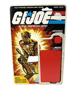 Doc V1 Vintage GI Joe Full Card Back Uncut File Card 1983 Hasbro ARAH - Picture 1 of 2