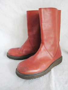 Paul Smith redwood leather pull on Sky Walk sole work chore construction boots 8 - Imagen 1 de 9