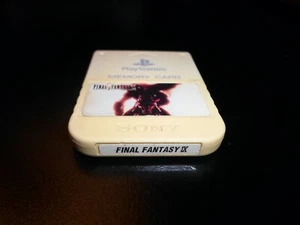 Tested! Final Fantasy IX GF *Odin* Playstation 1 White Memory Card Japan/US PS1 - Picture 1 of 4