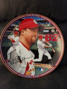 Mark McGwire: Home Run Hero Sammelteller. Bradford Exchange nagelneue Platte. - Bild 1 von 3