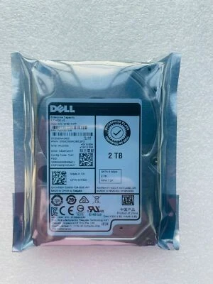 DELL 0VR92X 2TB HDD 7.2K RPM 2.5" 6Gb/s SATA Model: ST2000NX0423 DP/N: VR92X - Image 1 of 4