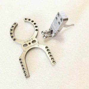 Accesorios para pistola Slingshot 12 orificios soporte de goma doble propósito 24 orificios acero hágalo usted mismo - Imagen 1 de 9