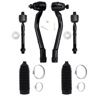 Front Outer Inner Tie Rod End For 2011-2013 Hyundai Sonata 2011-2015 Kia Optima Foto 1 de 4