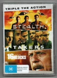 Action Triple Pack DVD - Jamie Fox, Paul Walker, Bruce Willis, Matt Dillon - Picture 1 of 1