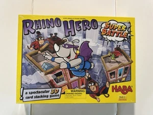 NEW HABA Rhino Hero Super Battle - A Spectacular 3D Card Stacking Game - Picture 1 of 3