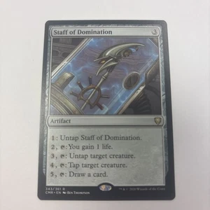 Staff of Domination Commander Legends Regular NM 343 / 361 Infinite Mana - Picture 1 of 10
