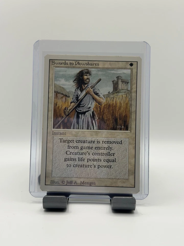 MTG, Swords to Plowshares NEAR MINT Revised Edition Regular - Image 1 of 1