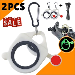 2 Set Glow Kabelbinder Organizer Schraube Fest Clip Halter Kit mit 20 Reißverschluss Binder - Bild 1 von 17