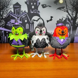 Menge 3 Zielscheibe Federfreunde Halloween Vögel Spellma Skitter Gourdon - Bild 1 von 17
