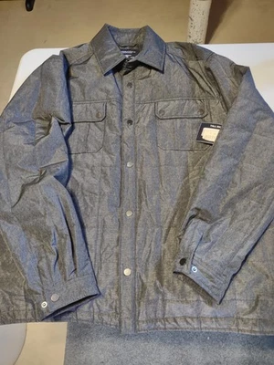 Roundtree & Yorke Men's Quilted Classic Outerwear Jacket - Charcoal Gray - 2XT - Image 1 of 4