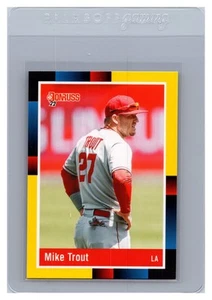 2022 Donruss #265b Mike Trout Yellow - Picture 1 of 2