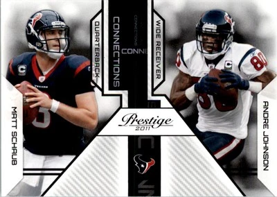 2011 Prestige Connections #12 Matt Schaub/Andre Johnson - FB - Image 1 of 2