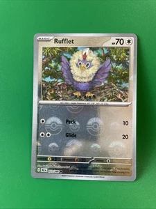 Rufflet Pokeball Pattern Holo SV: Black Bolt 077/086 Pokemon Card (English) - Picture 1 of 3