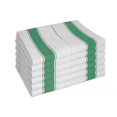 10xPack Tea Towels 100% Cotton Bar Glass Dish Cloths Catering Kitchen Restaurant