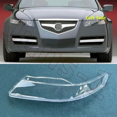 New Left Side Front Headlight Lens Cover + Seal Glue For Acura TL 2004-2008 — 第 1/4 张图片