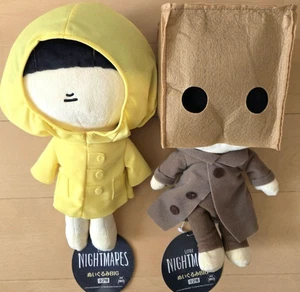 Muñeco de Peluche Little Nightmares Gran Set de 2 Seis Mono 30cm NUEVO - Imagen 1 de 4