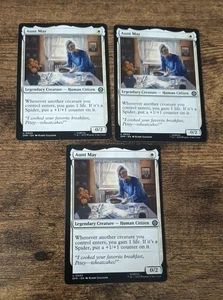 MTG 3x Aunt May - Spiderman - 0003 Uncommon - Picture 1 of 2